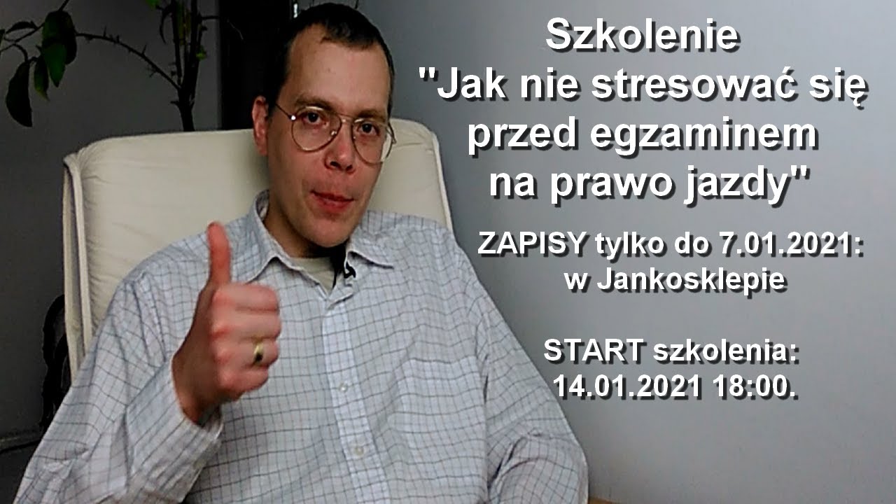 Jak nie stresować się przed egzaminem na prawo jazdy - zapowiedź