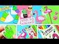 DIY КАНЦЕЛЯРИЯ ФЛАМИНГО КРУТЫЕ ИДЕИ ИЗ КАРТОНА !!ОЧЕНЬ ЛЕГКО!! ✎ Back to School