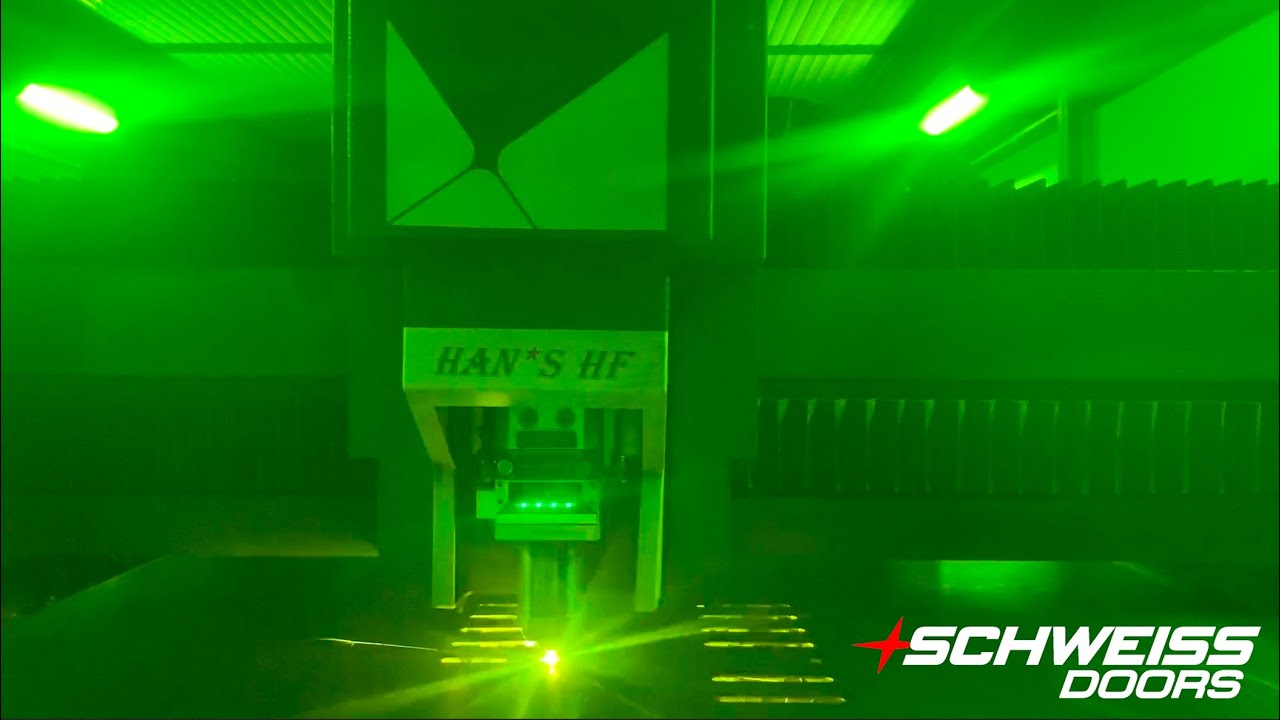 Schweiss Doors New Han's Laser Cutting Table