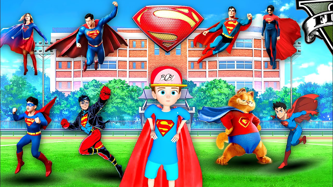 ကျွန်တော် Superman ကျောင်းတော်ကြီးမှာ ပညာသင်ယူခဲ့တယ် | Superman School in GTA V | SMART On Live
