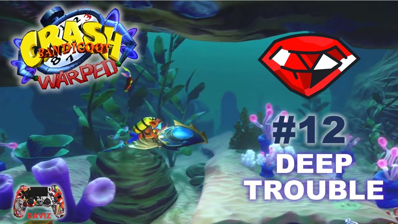 [PS4] Crash Bandicoot Warped DEEP TROUBLE LV.12 [gemma rossa red