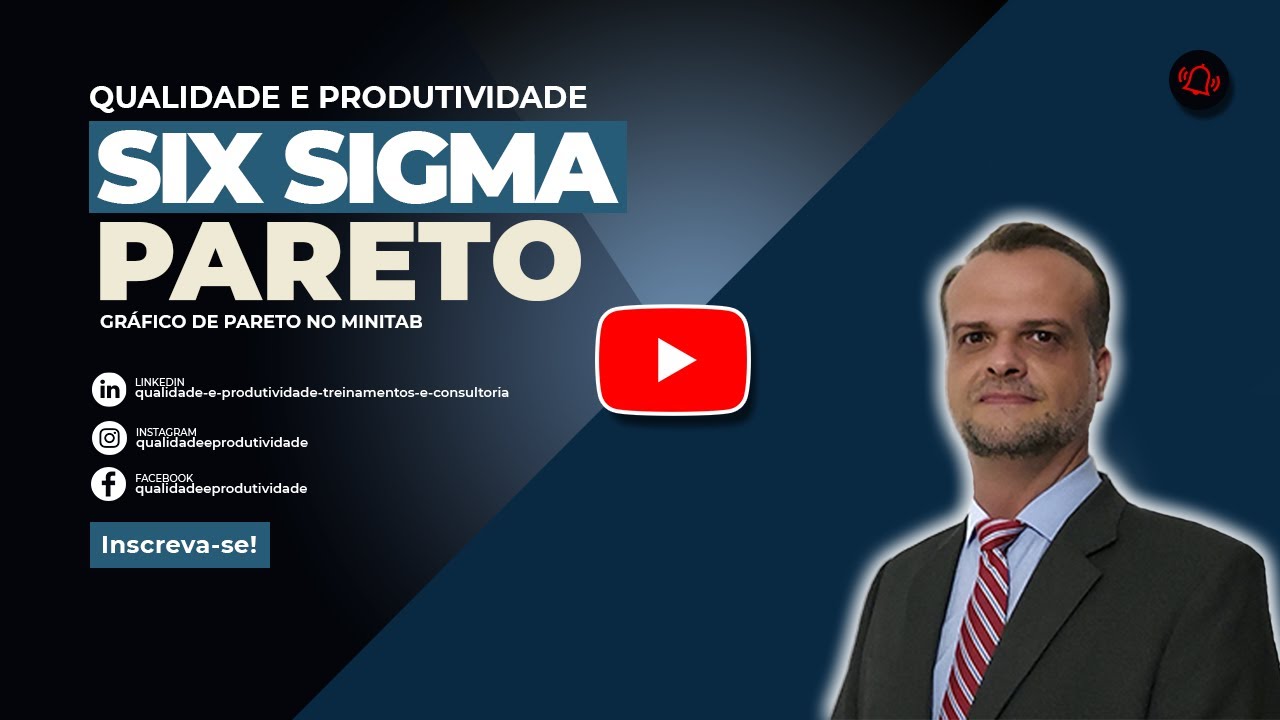 Gráfico de Pareto no Minitab