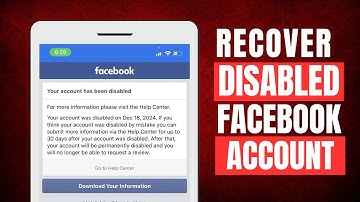 Hoe u een permanent uitgeschakeld Facebook-account kunt herstellen | Herstel van een uitgeschakel...