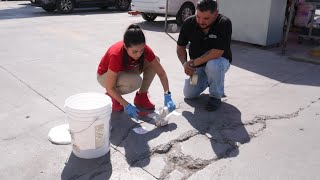 Cómo reparar el concreto viejo, bache o fisura con LOCTITE