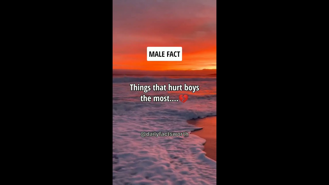Things That Hurt Boys The Most Male Facts Shorts Psychologyfacts Subscribe