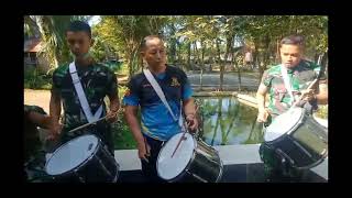Musik Militer Angkatan Darat ( lagu Genderang Jaya)