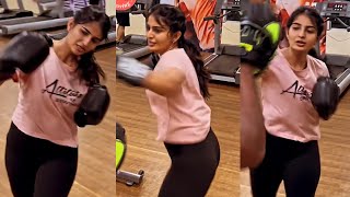 Actress Ananya Nagalla Gym Workout Video Ananya Nagalla Workout Videos Ananya Nagalla Videos