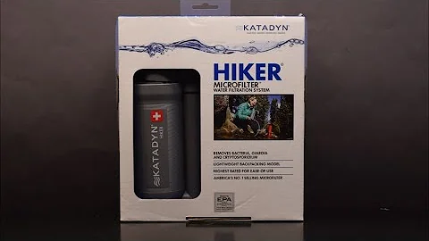 Katadyn Hiker filtered dirty water Under the Microscope