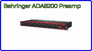 REVIEW (2026): Behringer ADA8200 Preamp. ESSENTIAL details. - YouTube