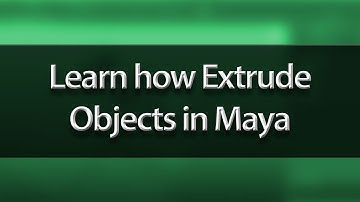 Learn how Extrude Objects in Maya