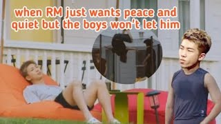 When Namjoon Just Wants Peace And Quiet But The Boys Wont Let Him Bts In The Soop 2