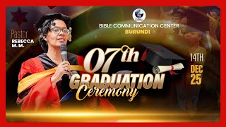 🔴7TH BCC BURUNDI GRADUATION CEREMONY ON 14TH DECEMBER 2025 WITH PASTOR REBECCA M.M.