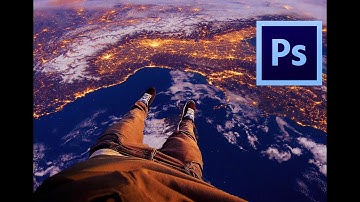 Above the earth - Photoshop Manipulation - Photoshop Cc