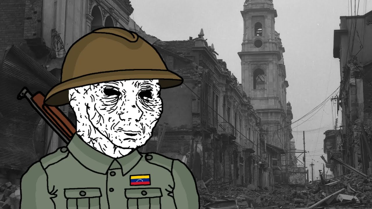 National anthem of New Granada but you're part of the 10th Battle of Bogotá