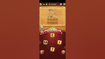 Word Connect Puzzle Level 406 Walkthrough [Bonus Words & Answers] #shorts