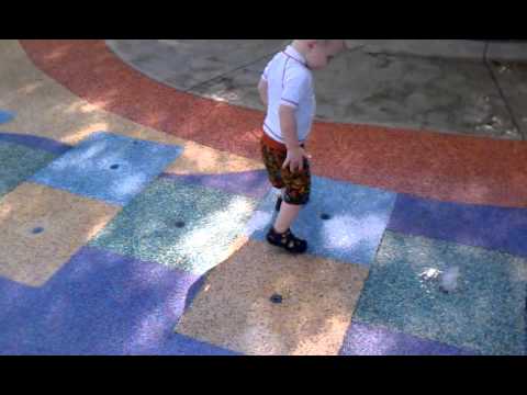 Toren at splashpad at Busch Gardens