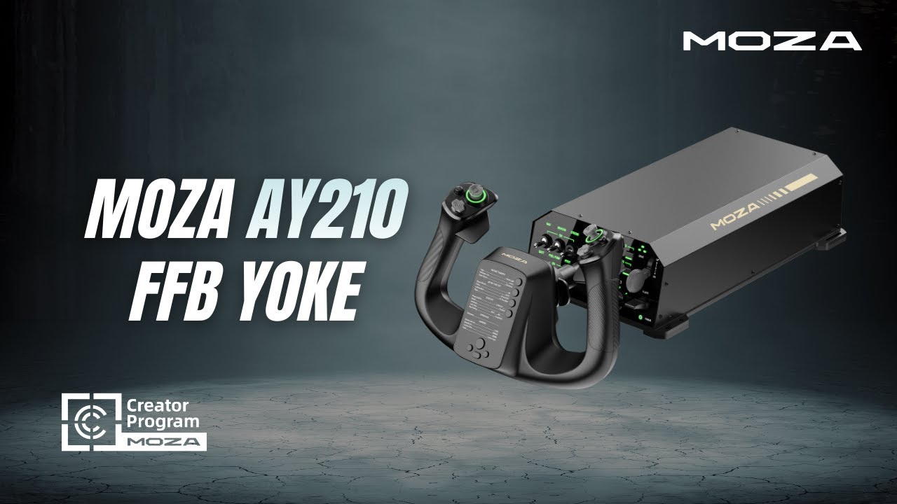 Flying with the MOZA AY210 Yoke Bundle