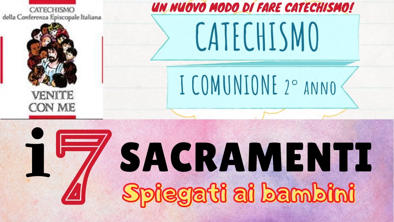 I sette sacramenti spiegati ai bambini - YouTube