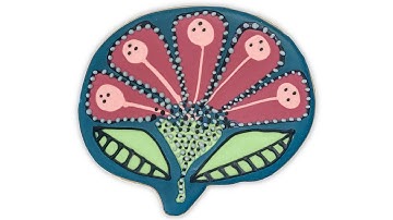 How to Decorate Floral Sugar Cookies Using Wet on Wet Technique