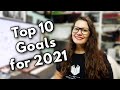 Top 10 Goals for 2021  | Self-Publishing [CC]
