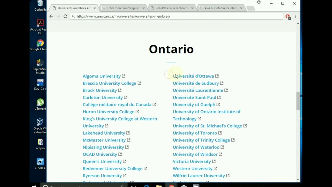DEMARCHE GAGNANTE POUR ETUDIER AU CANADA by RESSSEN - YouTube