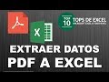 Como extraer datos archivos PDF a Excel con PDFelement