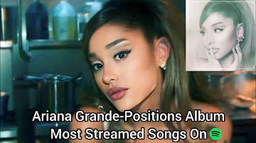 Ariana Grande-Positions Album Most Streamed Songs On Spotify