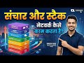 संचार और स्टैक क्या है? | Network Stack Explained in Hindi | Computer Software | Computer | Stack |