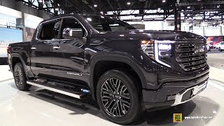 2022 GMC Sierra Denali Ultimate - Exterior Interior Walkaround - 2022 Chicago Auto Show