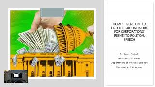 Dr. Karen Sebold: Constitution Day 2025, Legalizing Corporate Political Speech