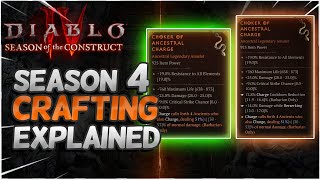 Master Crafting and Tempering Explained Diablo 4 Season 4!