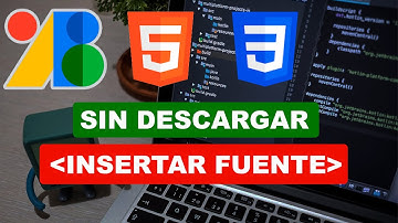 Como agregar FUENTES de GOOGLE FONTS | HTML y CSS
