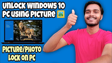 How to set Picture Lock, Picture Password, Photo Lock in PC | Unlock pc using gestures 🥳