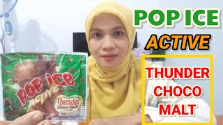 REVIEW POP ICE ACTIVE THUNDER CHOCOMALT#fyp#trending#viral#trendingnow#viralvideo#new#explore#foryou