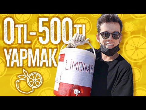 0TL'yi 500TL YAPMAK! (LİMON SATARAK ZENGİN OLMAK!) 1. Bölüm