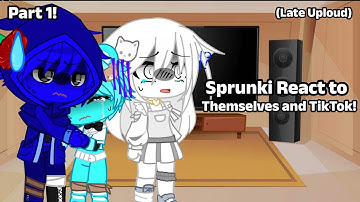 Sprunki react to Themselves & Tiktok! (Part 1!) [lazy asf-] Gacha Nox [No Ships!] My AU!
