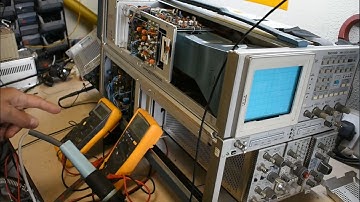 Tracing Gremlins in a Tektronix (main-frame) Oscilloscope power supply.