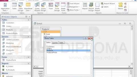 Insert one more field named VATValue of Number-Double type in the Products table. Create a new...
