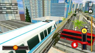 Euro Train Simulator 19 - Monorail Passenger Transport Game - Android Gameplay screenshot 5
