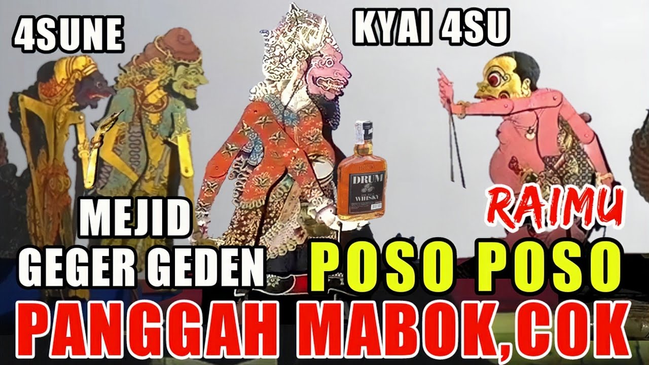 DERR...bagong kyai semar njotosi tamir mejid sanghyang baruno di pedal modar