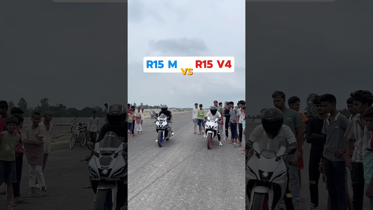 R15m Vs R15v4 DRAG RACE 