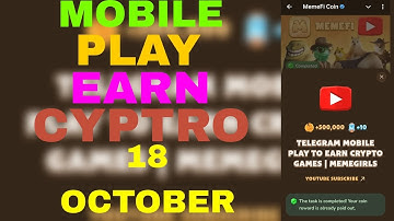Memefi Video Code today | TELEGRAM MOBILE PLAY TO EARN CRYPTO GAMES MemeGirls New Code