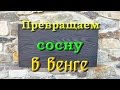 Превращаем сосну в венге.