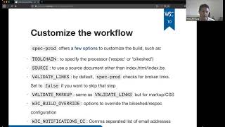 Automatic Publishing of W3C Technical Reports