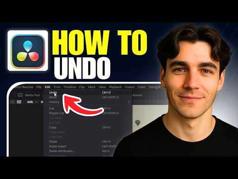 How To Undo In DaVinci Resolve (Tutorial 2026)
