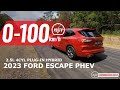 2023 Ford Escape Plug-in Hybrid (PHEV) 0-100km/h &amp; engine sound