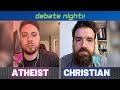 Atheist vs christian apologist  slavery  proof of god debate