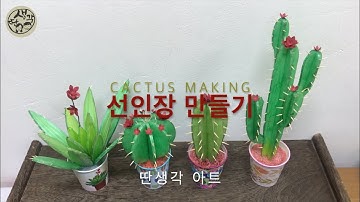선인장 만들기 Cactus making