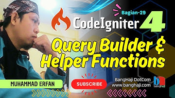 CI4 v.29 🔥 Model CRUD Menggunakan Query Builder di CodeIgniter 4