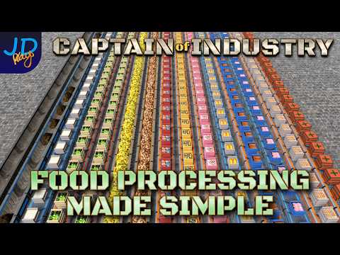 Food Processing made simple 🚛 Captain of Industry A Bridge Two Far 🚜 Ep23 👷 Lets Play